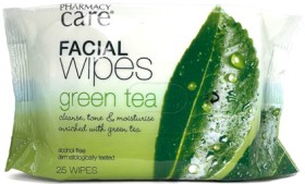 Pharmacy-Care-Facial-Wipes-Green-Tea-25-Pack on sale