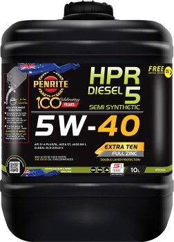 Penrite-HPR-Diesel-5-5W40-10L on sale
