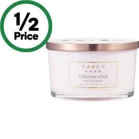 Haven+Luxe+3+Wick+Candle+Assorted