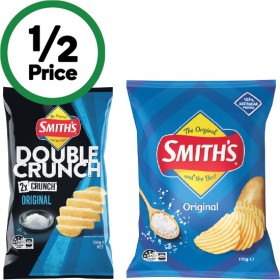 Smith%26rsquo%3Bs+Crinkle+Cut+or+Double+Crunch+Chips+150-170g