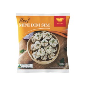 Golden-Wok-Beef-Mini-Dim-Sim-660g on sale