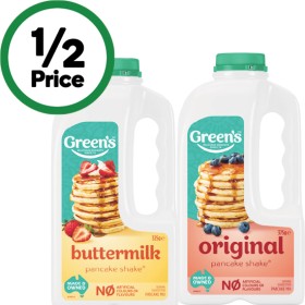 Greens-Pancake-Shake-300-375g on sale