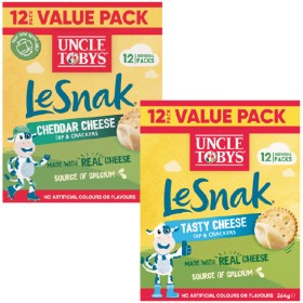 Uncle+Tobys+Le+Snak+264g+Pk+12