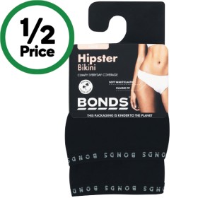 Bonds-Ladies-Hipster-Bikini-Assorted-Pk-2 on sale