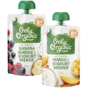 Only-Organic-Baby-Food-Pouches-120g on sale