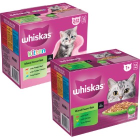 Whiskas-Wet-Cat-Food-Pk-12-x-85g on sale