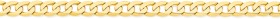 9ct-Gold-19cm-Solid-Curb-Bracelet on sale