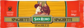 San+Remo+Pasta+500g+Selected+Varieties