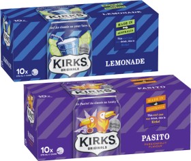 Kirks+Soft+Drink+10x375mL