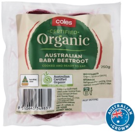 Coles+Australian+Organic+Baby+Beetroot+250g+Pack