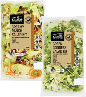Coles+Kitchen+Family+Ranch+Salad+Kit+400g+or+Green+Goddess+Salad+Kit+350g