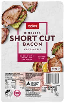 Coles+Bacon+200g