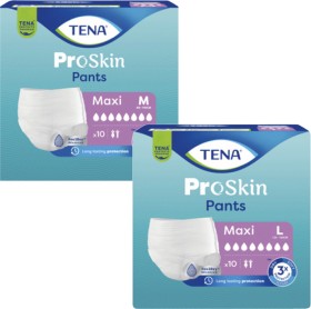 Tena+Proskin+Maxi+Continence+Pants+Size+M+or+L+10+Pack