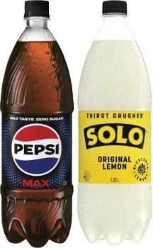 Pepsi+or+Solo+Soft+Drink+1.25+Litre
