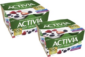 Activia+Probiotic+Yoghurt+No+Added+Sugar+4x125g
