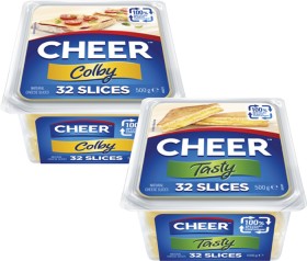 Cheer+Cheese+Slices+500g