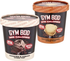 Gym+Bod+Choc+Top+Protein+Dessert+Tub+475mL