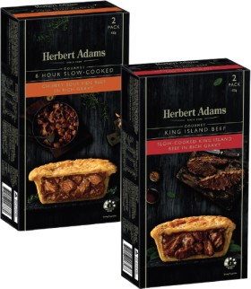 Herbert-Adams-Slow-Cooked-Beef-Pies-2-Pack-400g-420g on sale