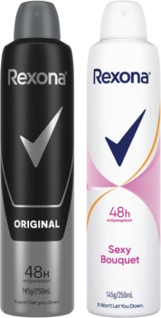 Rexona-48hr-Aerosol-Deodorant-250mL on sale