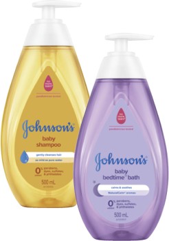 Johnsons-Baby-Bedtime-Bath-or-Shampoo-500mL on sale