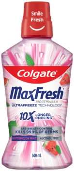Colgate-Max-Fresh-Watermelon-Mint-Mouthwash-500mL on sale