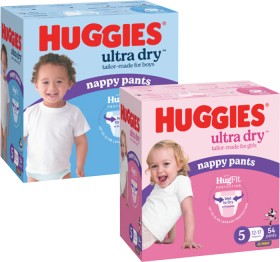 Huggies-Ultra-Dry-Jumbo-Nappy-Pants-48-Pack-62-Pack on sale
