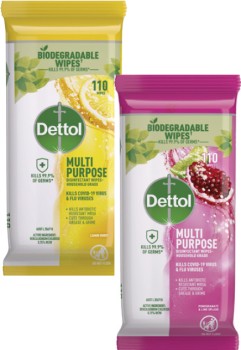 Dettol+Multipurpose+Disinfectant+Wipes+110+Pack