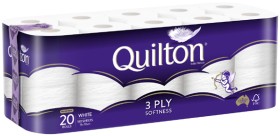 Quilton+3-Ply+White+Toilet+Paper+20+Pack