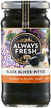 Always+Fresh+Pitted+Black+Olives+220g