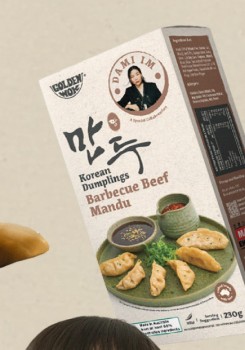 NEW-Golden-Wok-Korean-Dumplings-Barbecue-Beef-Mandu-230g on sale