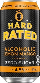 Hard-Rated-Lemon-Mango-Zero-Sugar-45-Cans-375mL on sale