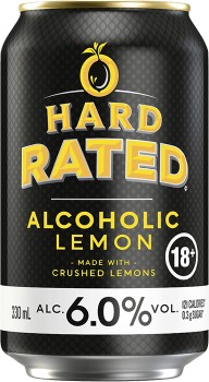 Hard+Rated+Lemon+6%25+Cans+10x330mL