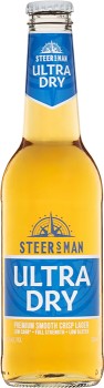 Steersman-Ultra-Dry-Beer-Bottles-330mL on sale