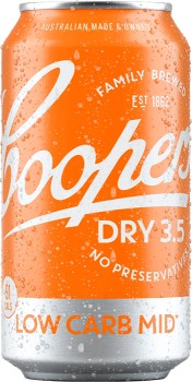 Coopers+Dry+3.5%25+Cans+375mL
