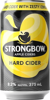 Strongbow+Hard+Cider+Zesty+Lemon+Cans+375mL%2A