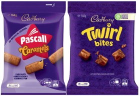 Pascall+Chocolate+Share+Bag+160%E2%80%91185g+or+Cadbury+Bitesize+120%E2%80%91150g+Selected+Varieties