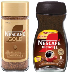 Nescaf-Blend-43-Instant-Coffee-140150g-or-Gold-Instant-Coffee-90100g-Selected-Varieties on sale