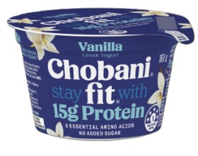 Chobani-Fit-Protein-Greek-Yogurt-Pot-160g-or-Pouch-150g-Selected-Varieties on sale