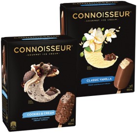 Connoisseur+Gourmet+Ice+Cream+4+Pack+Selected+Varieties