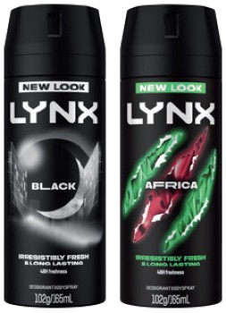 Lynx+Deodorant+Body+Spray+or+Antiperspirant+165mL+Selected+Varieties