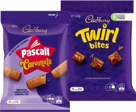 Pascall+Chocolate+Share+Bag+160%E2%80%91185g+or+Cadbury+Bitesize+120%E2%80%91150g+Selected+Varieties