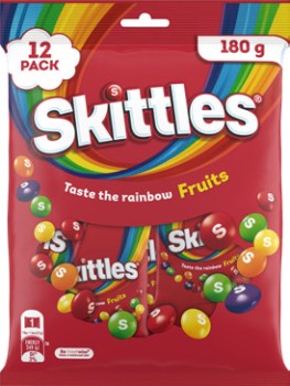 Skittles-Fruits-Chewy-Lollies-Share-Bag-12-Pack on sale