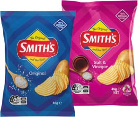 Smith%26rsquo%3Bs+Crinkle+Cut+Chips%2C+Twisties+or+Doritos+Corn+Chips+45g+Selected+Varieties
