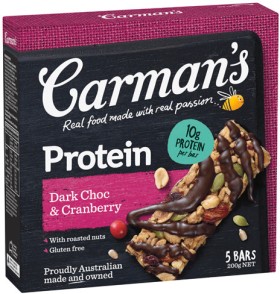 Carman%26rsquo%3Bs+Protein+Bars+5+Pack+Selected+Varieties