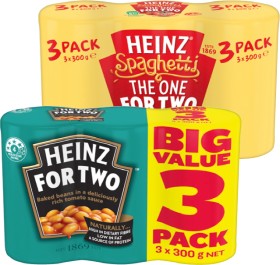 Heinz+Beanz+or+Spaghetti+3x300g+Selected+Varieties