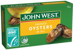 John+West+Smoked+Oysters+85g+Selected+Varieties