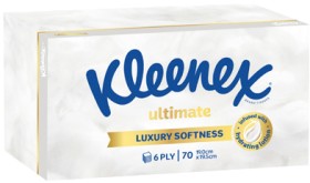 Kleenex+Ultimate+Luxury+Softness+Facial+Tissues+6+Ply+70+Pack