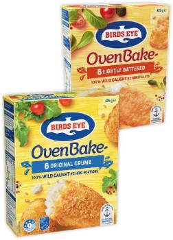 Birds+Eye+Oven+Bake+Fish+Fillets+425g+Selected+Varieties