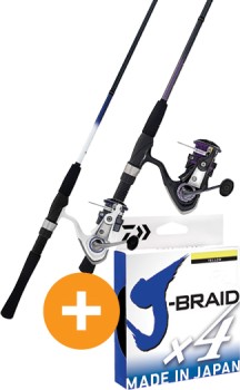 Daiwa-Crossfire-XT-or-LDZ-Combos-Jbraid-4-135m-Pack on sale