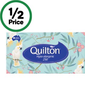 Quilton-2-Ply-Hypo-allergenic-Tissue-Pk-250 on sale